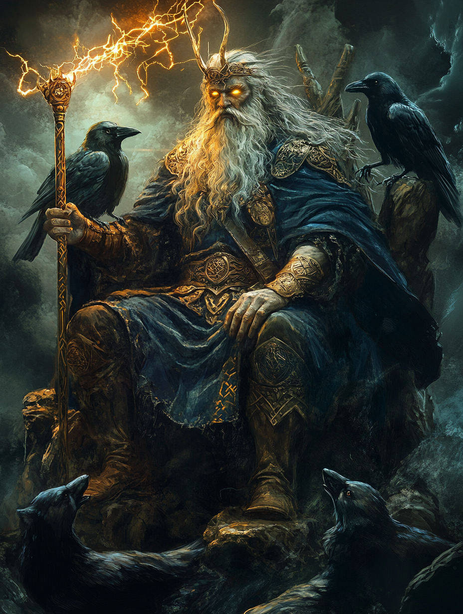 Odin der Allvater – legendäre Asen-Karte in Nordheim
