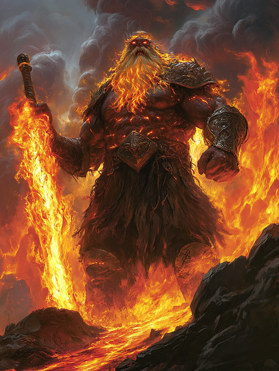 Surtr der Feuerfürst – Muspel-Karte mit Ragnarök-Macht